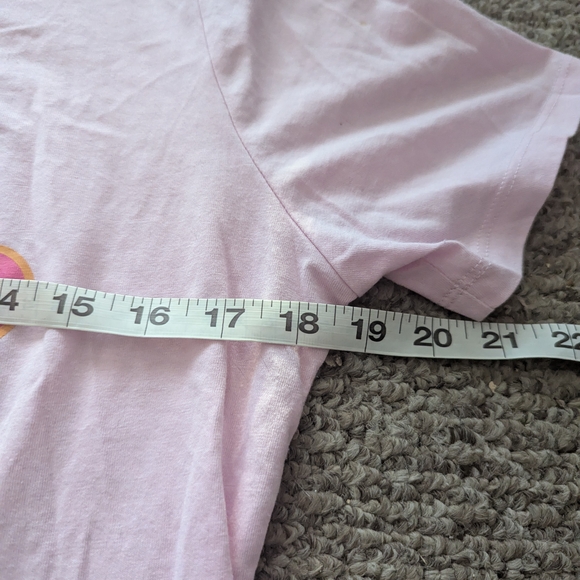 Disney Lady and the Tramp Bella Notte Pink Graphic Tee Shirt Mad Engine Medium - Picture 3 of 6